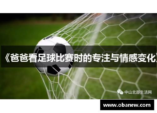 《爸爸看足球比赛时的专注与情感变化》